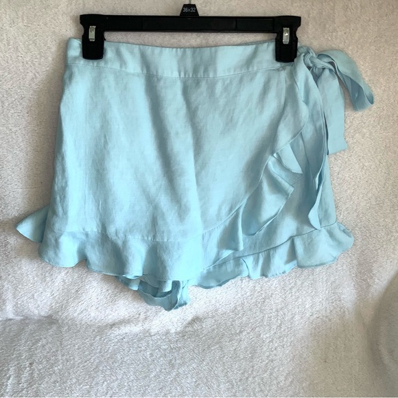 American Threads Light Blue Ruffle Skort - Picture 6 of 15